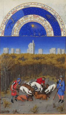 Les Très Riches Heures du Duc de Berry - Miniaturka Iluminowana z Wybuchową Kolorystyką i Zawiłą Kompozycją!