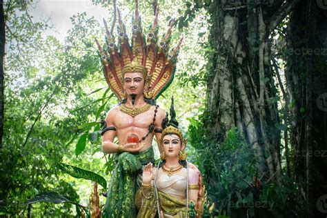  Naga Serpent Throne - Embroidered Majesty and Ethereal Divinity